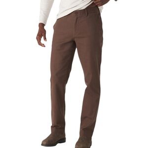 The Normal Brand Men’s Slim Straight Canvas Pant 29x32 Brown